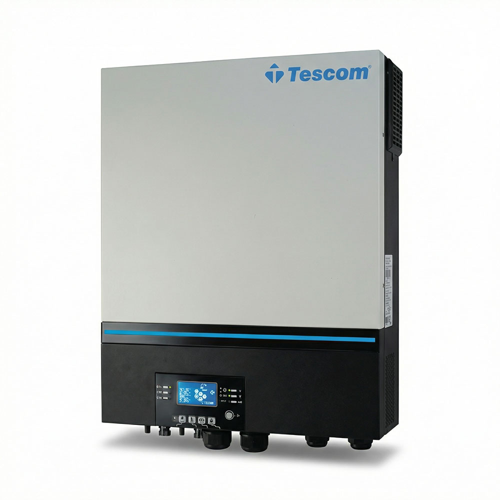 INVERTER OFF GRID 7,2KVA 48VDC  1MPPT WITH PARALLEL BOARD, 80A charger πλαϊνή όψη