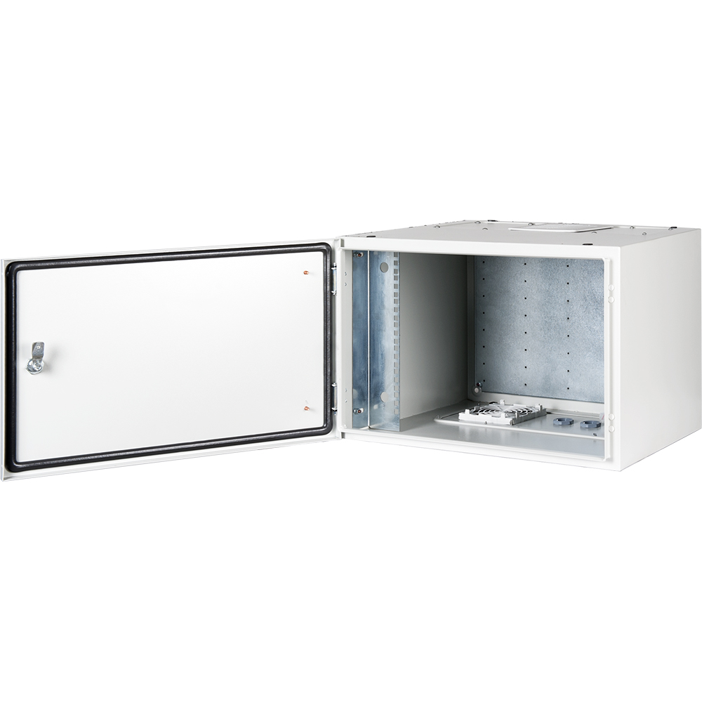 7U 19" Safebox B IP55 W600mm x D300mm Indoor - LG ανοιχτή πόρτα