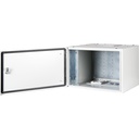 7U 19" Safebox B IP55 W600mm x D300mm Indoor - LG ανοιχτή πόρτα
