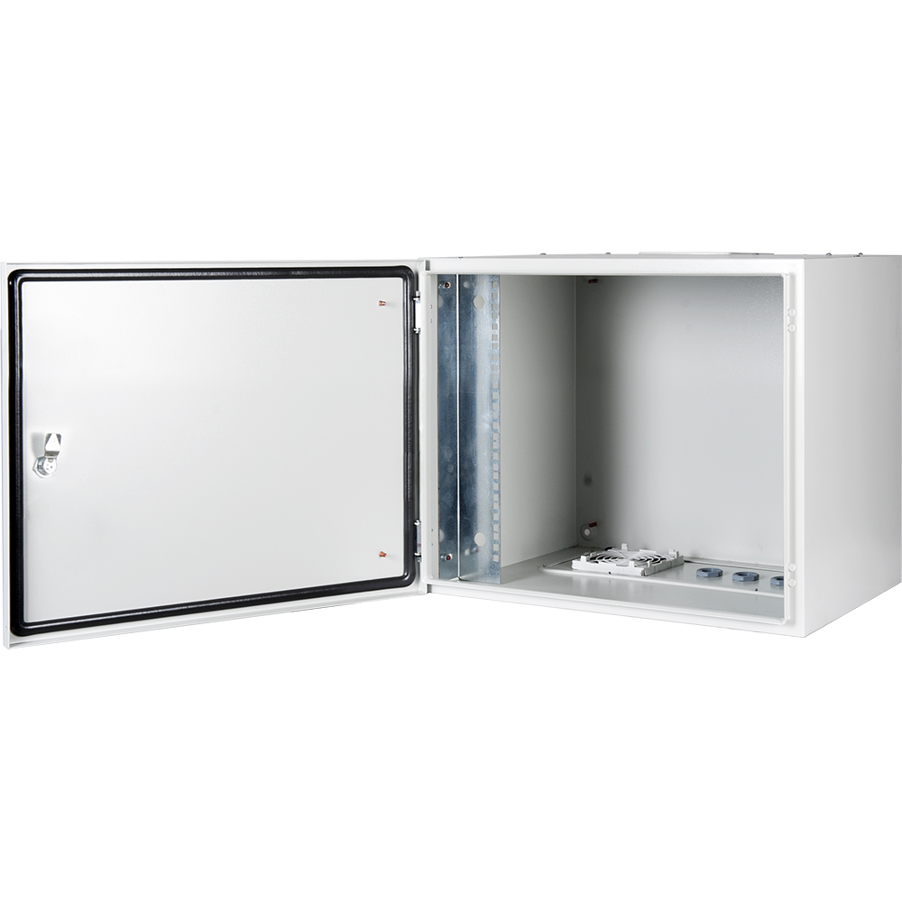9U 19" Safebox B IP55 W600mm x D300mm Indoor  - LG ανοιχτή πόρτα