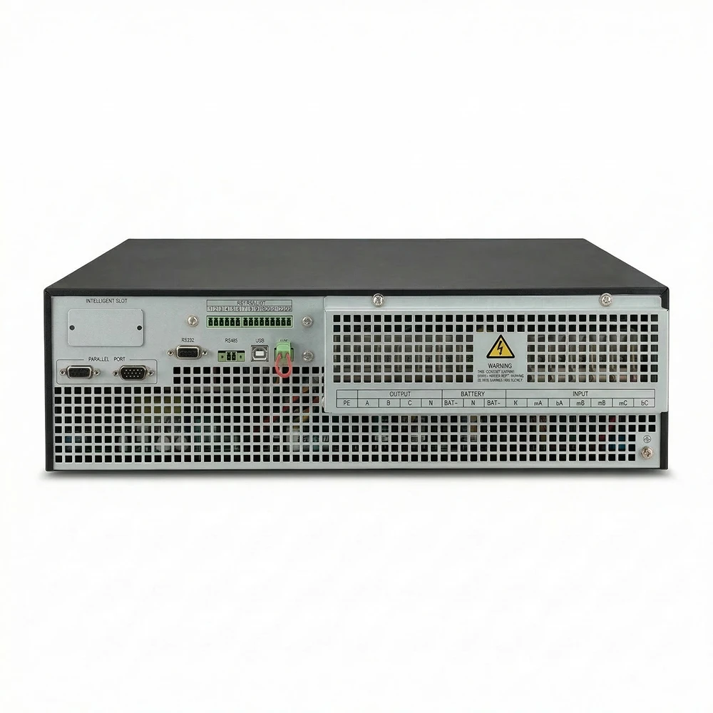 UPS TEOS 400 10kVA/10kW 3/3 10A FLEX - 3310XLRT πίσω όψη