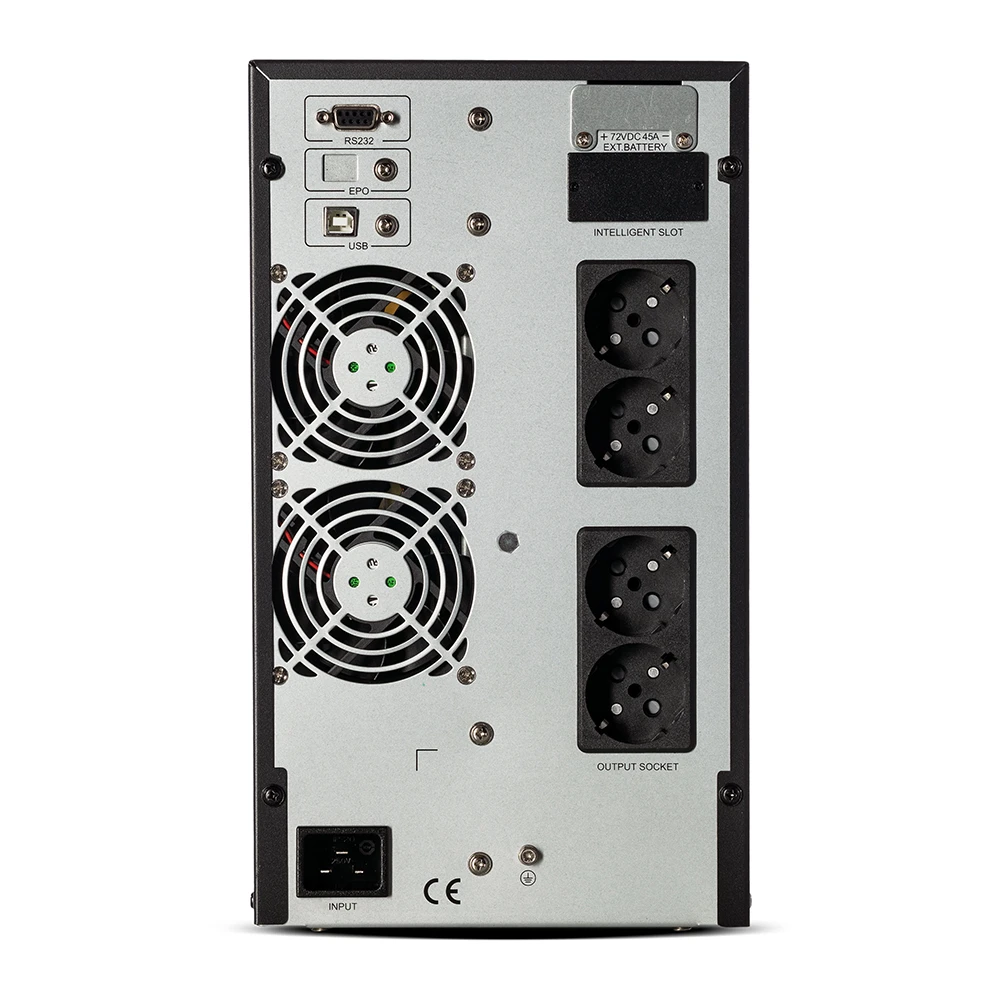 UPS NEOLINE TOWER 3kVA/2700W with 6 x 12V 9Ah - 1103STB6X9 πίσω όψη