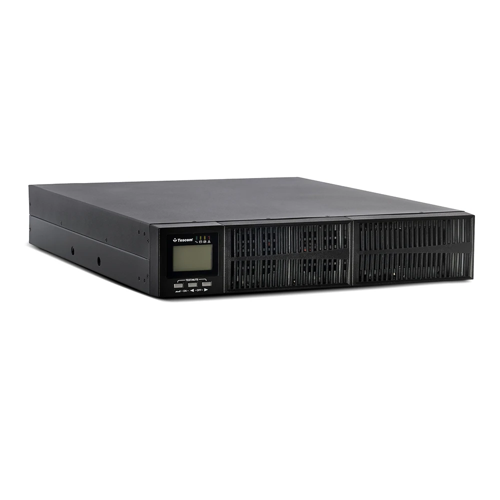 UPS PRIME RACK/TOWER 3kVA/3000W LCD with 6 x 12V 9Ah 12A - 1103XLRTB6X9-S  πλαϊνή όψη οριζόντια