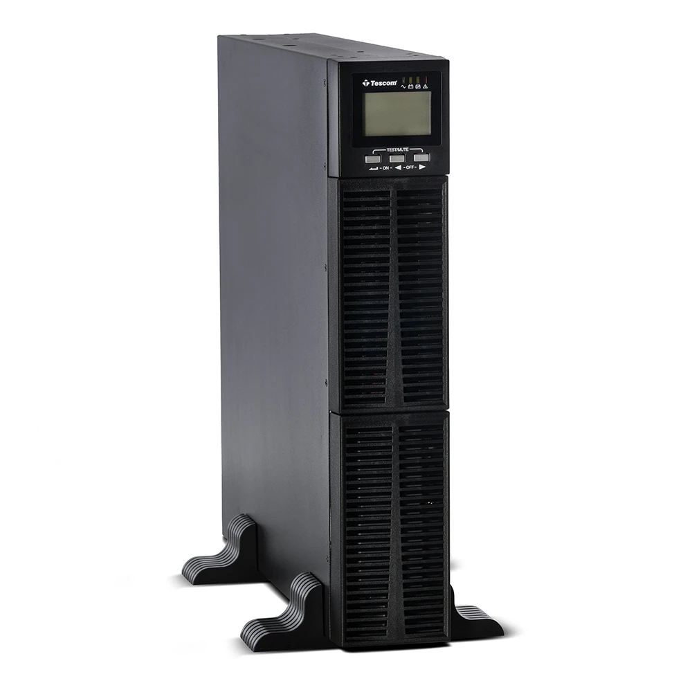 UPS PRIME RACK/TOWER 2kVA/2000W LCD with 4 x 12V 9Ah 12A - 1102XLRTB4X9-I  πλαϊνή όψη κάθετη