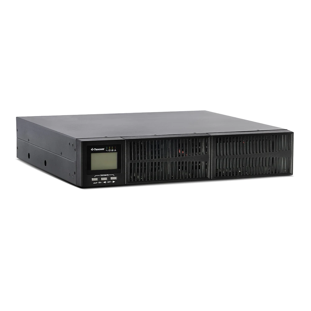 UPS PRIME RACK/TOWER 2kVA/2000W LCD with 4 x 12V 9Ah 12A - 1102XLRTB4X9-I  πλαϊνή όψη οριζόντια