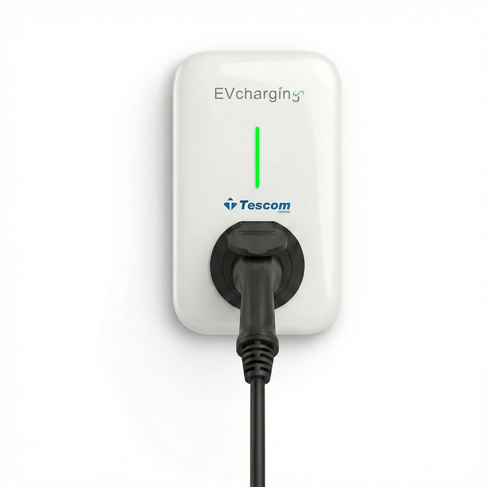 EV CHARGER WALL 3PH 11KW AC CABLE OCPP